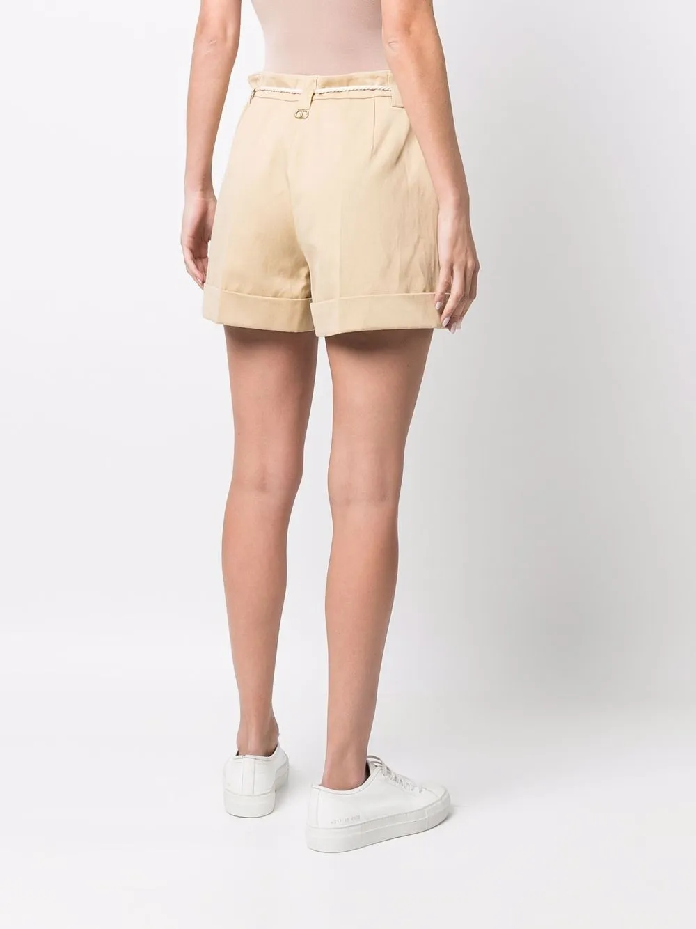 💕Patterned Tie Waist Button Up Shorts Co-ord main image 0