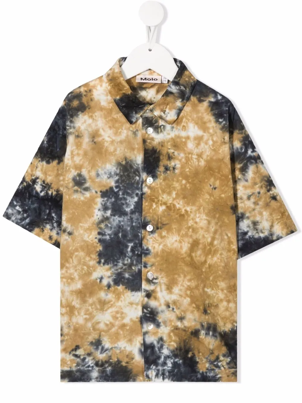 

Molo camisa bowling Blob con estampado tie-dye - Neutro