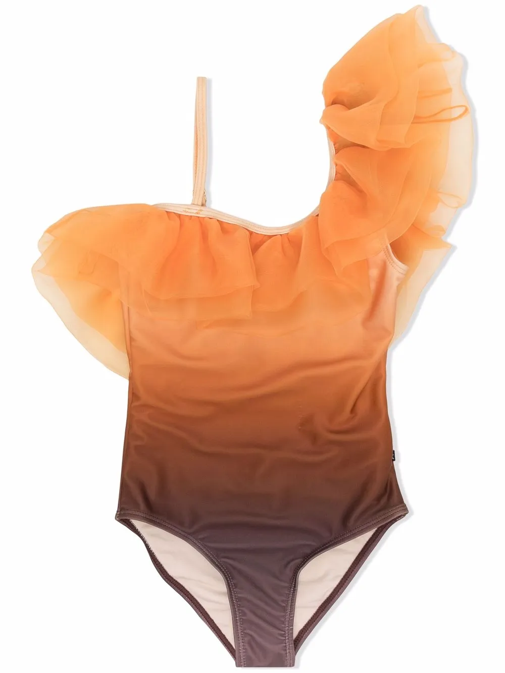 

Molo traje de baño con volantes - Naranja