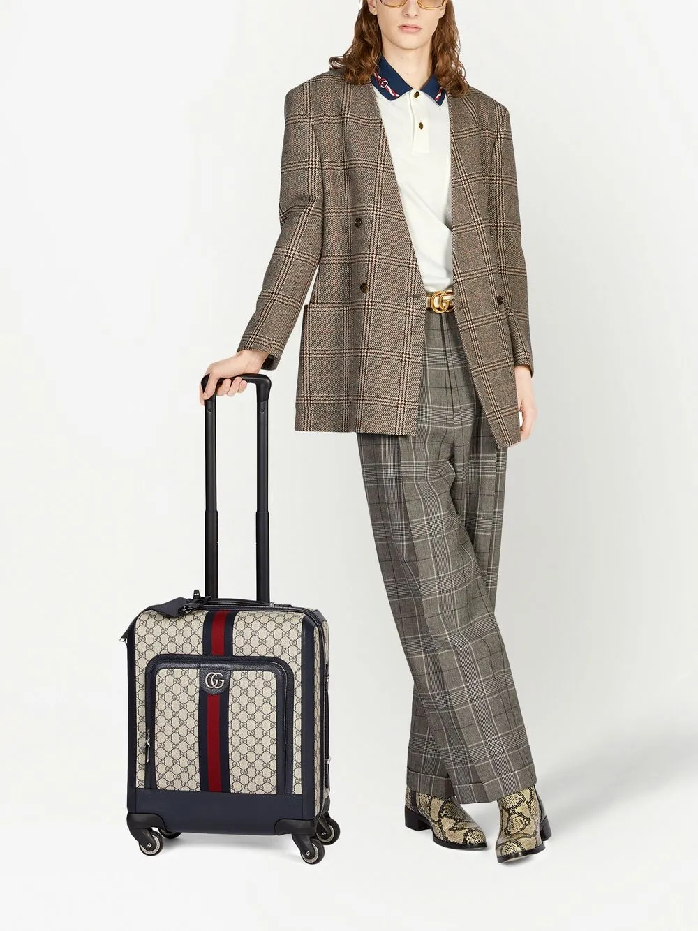 Gucci Ophidia Supreme kleine draagtas - Blauw