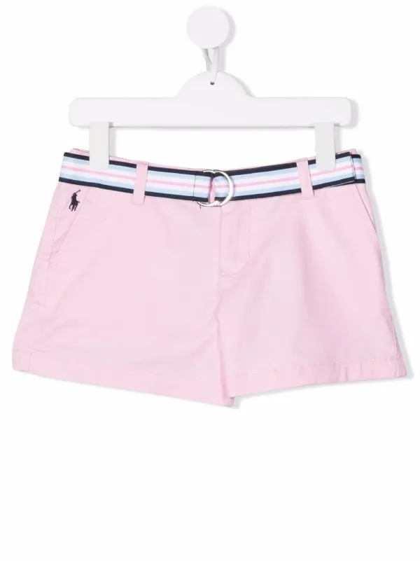 Ralph Lauren Kids Belted Chino Shorts 