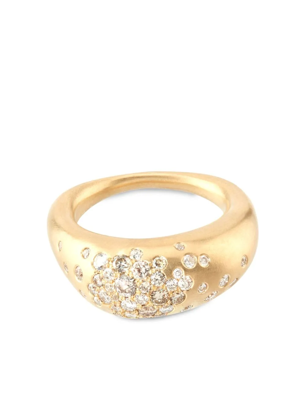 

Nada Ghazal anillo Urban Winter en oro amarillo de 18kt con diamantes - Dorado