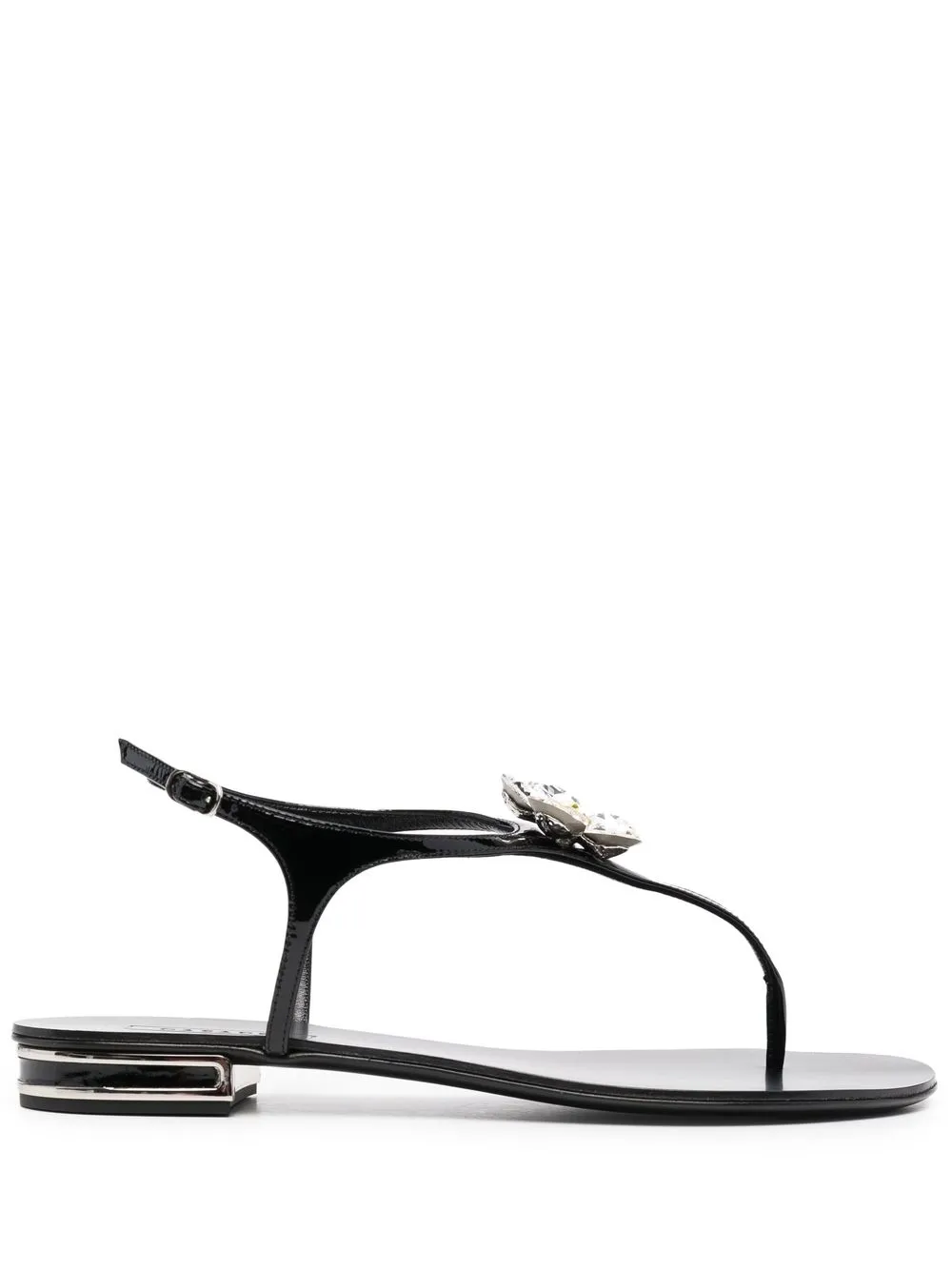 

Casadei sandalias Mia Flora - Negro