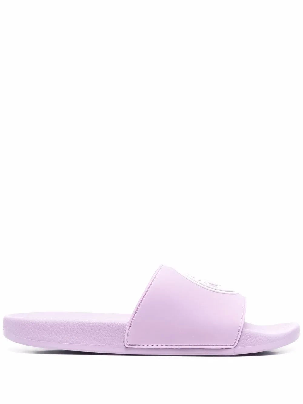 

Versace Jeans Couture flip flops con emblema V - Morado