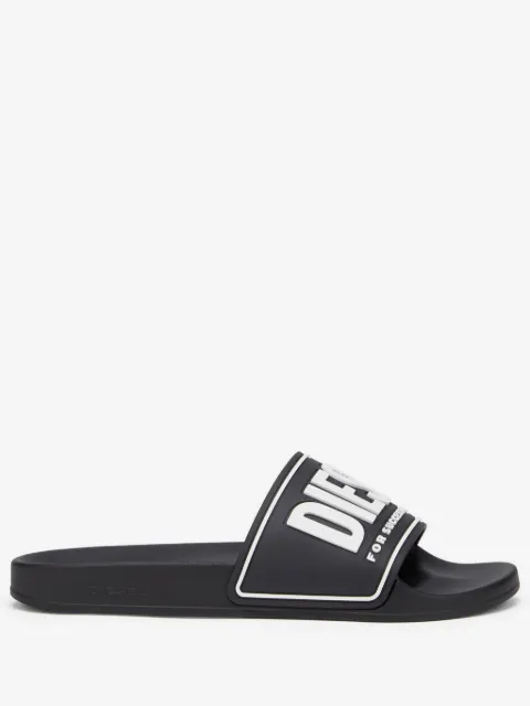 Diesel Sa-Mayemi Cc logo-embossed slides