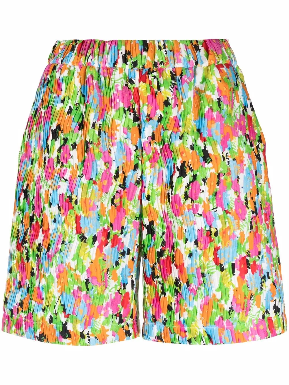 MSGM Shorts met abstracte print Groen