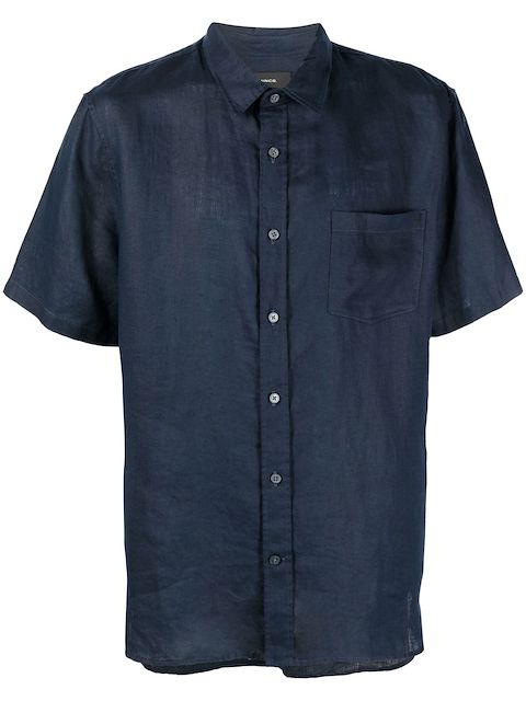 Vince camisa con bolsillo de parche