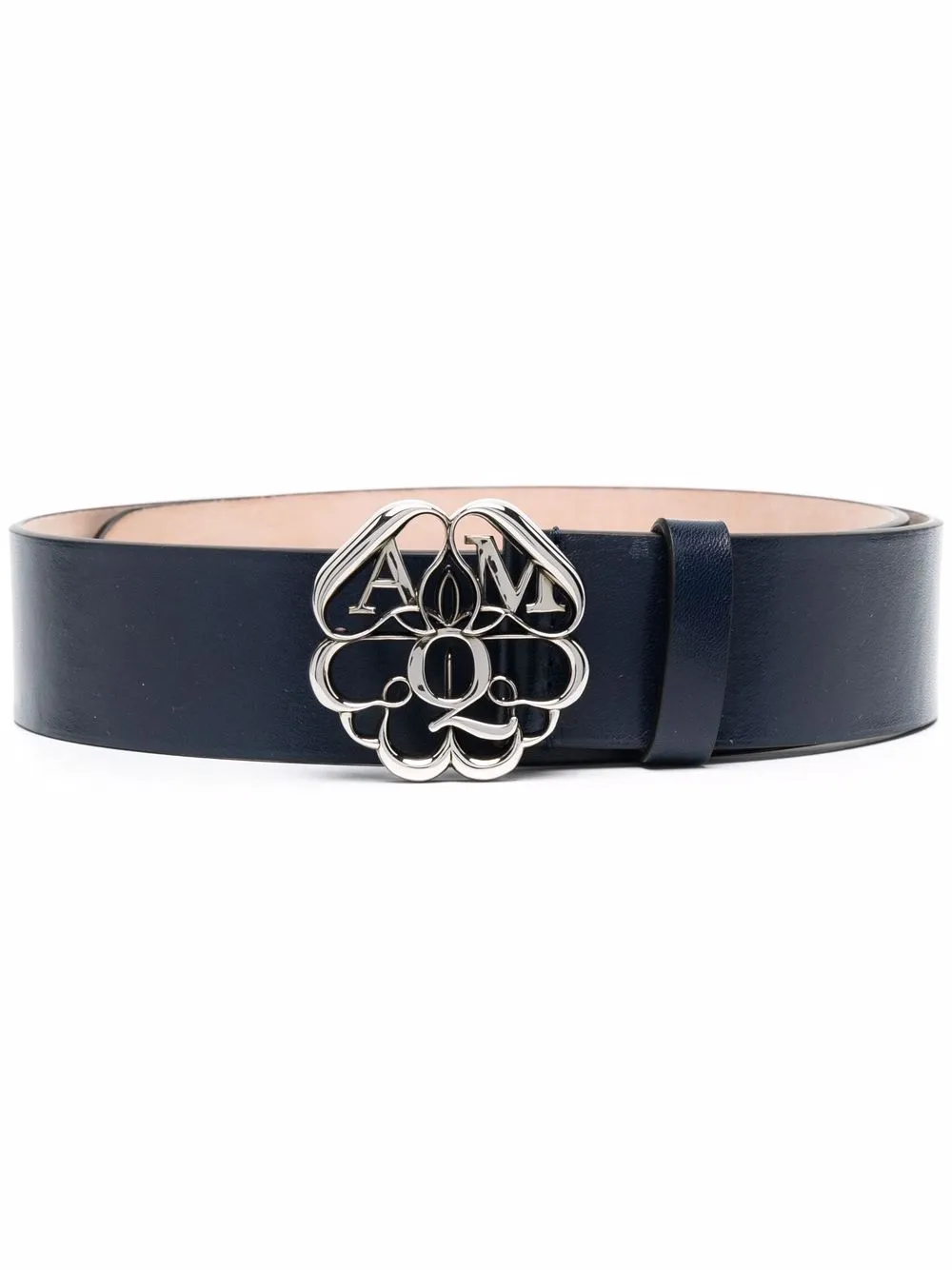 

Alexander McQueen Seal 40mm belt - Blue