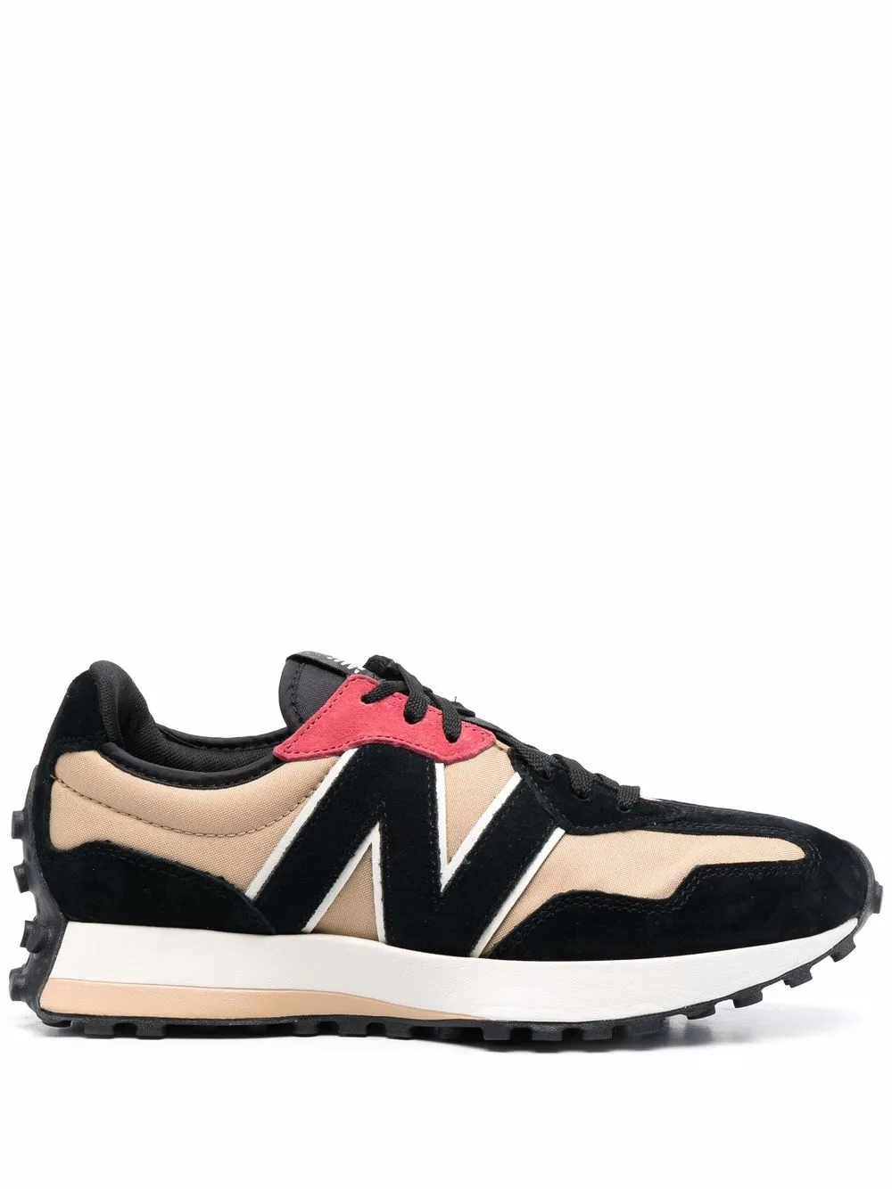 

New Balance tenis bajos con paneles - Negro