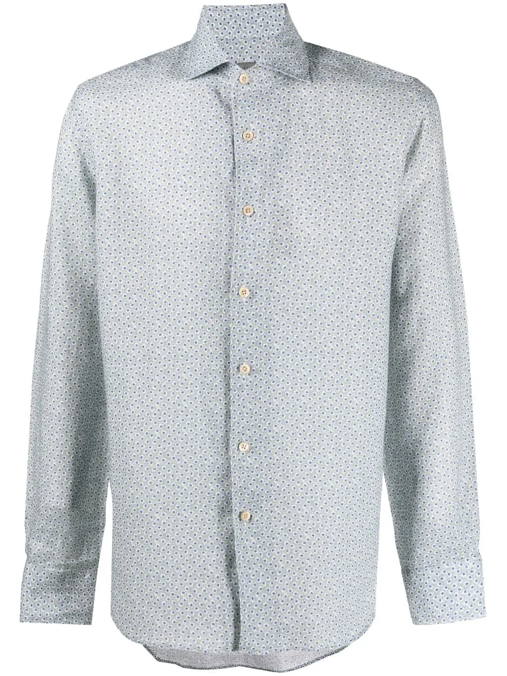 

Corneliani camisa estampada - Verde