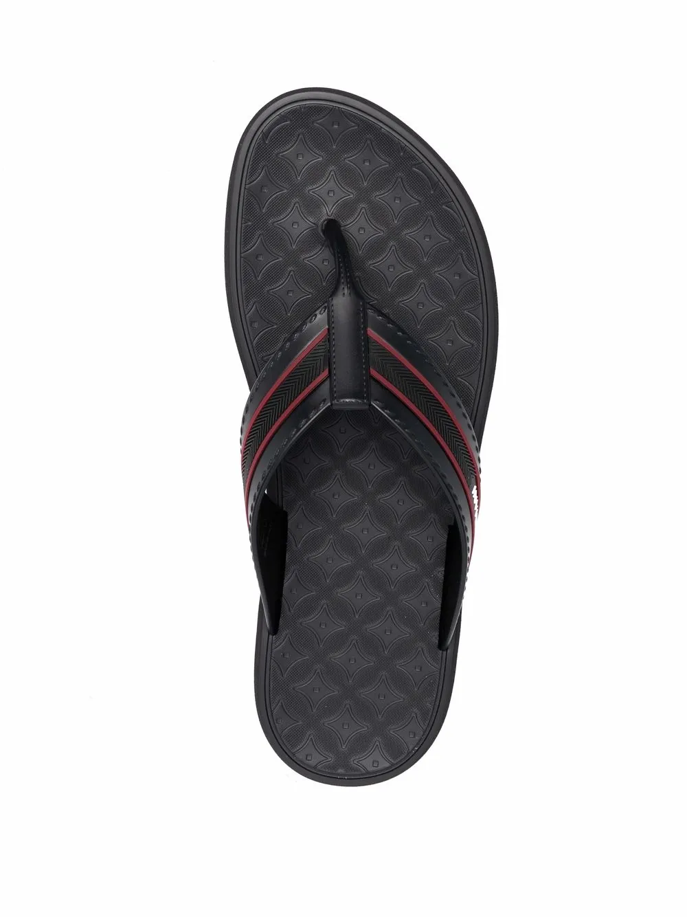 Corneliani Sandalen met logoprint Zwart