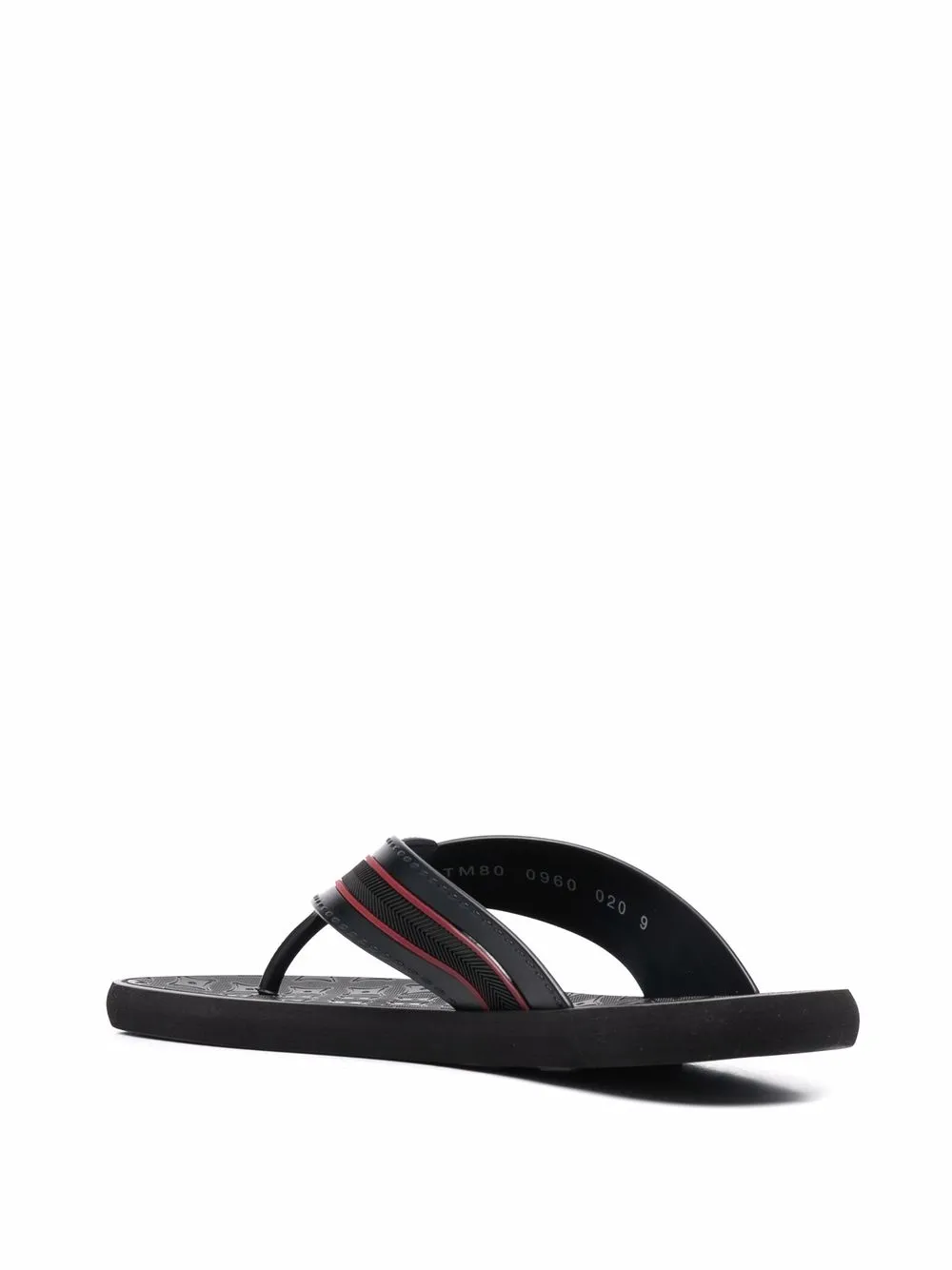 Corneliani Sandalen met logoprint Zwart