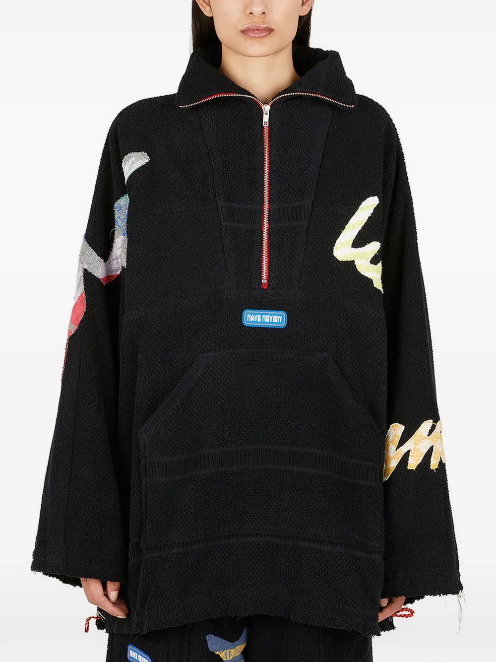 Rave Review Maglione con zip - Nero