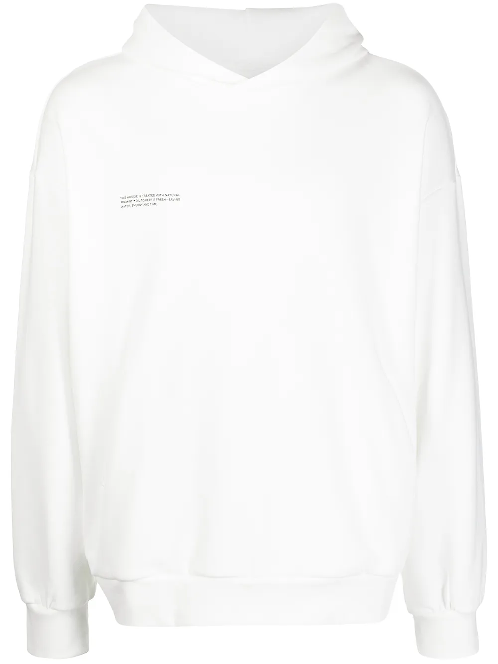 

Pangaia hoodie con sello 365 - Blanco