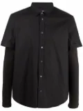 Diesel S-Marley-A layered shirt - Black