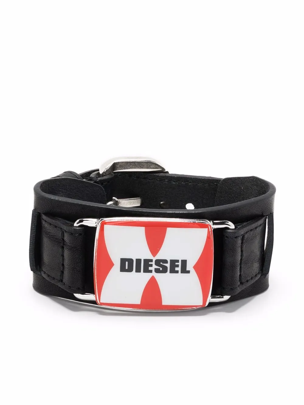 

Diesel pulsera con hebilla - Negro