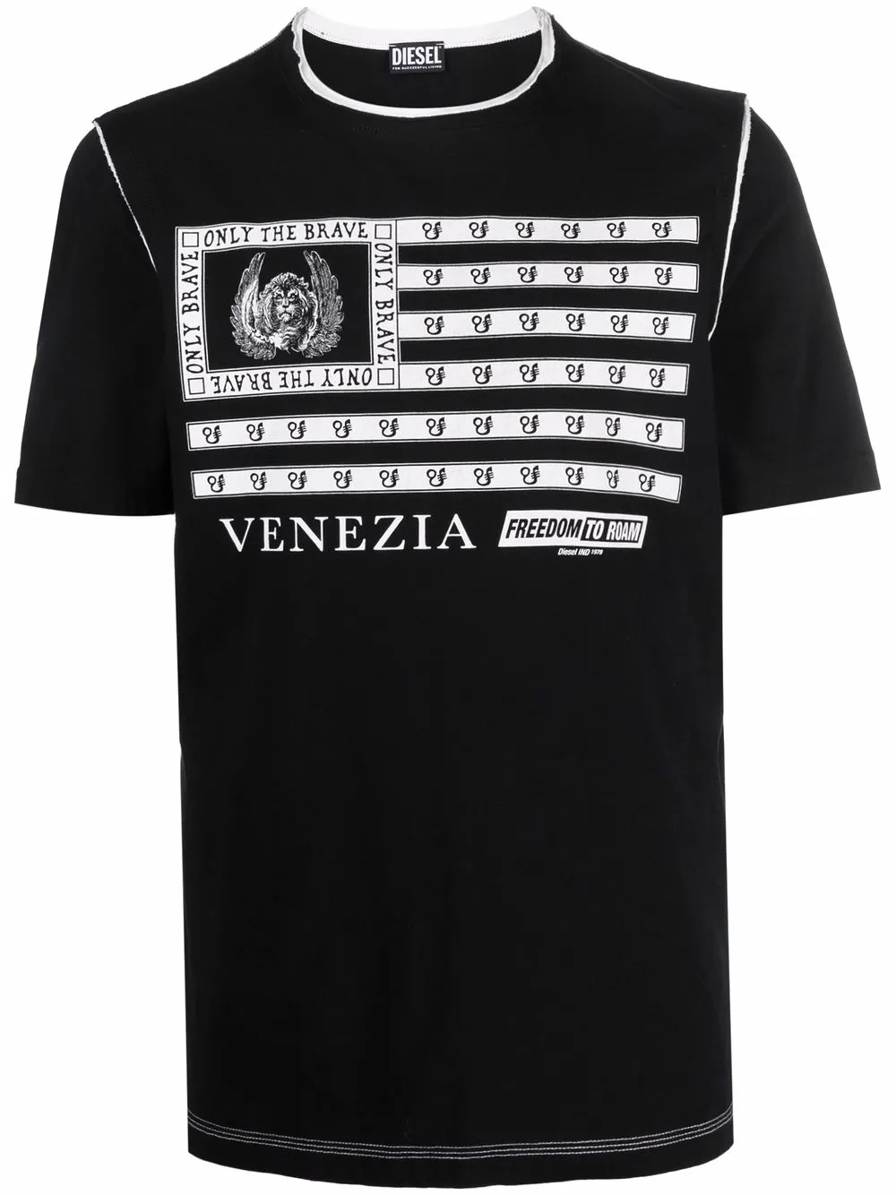 

Diesel logo-print T-shirt - Black