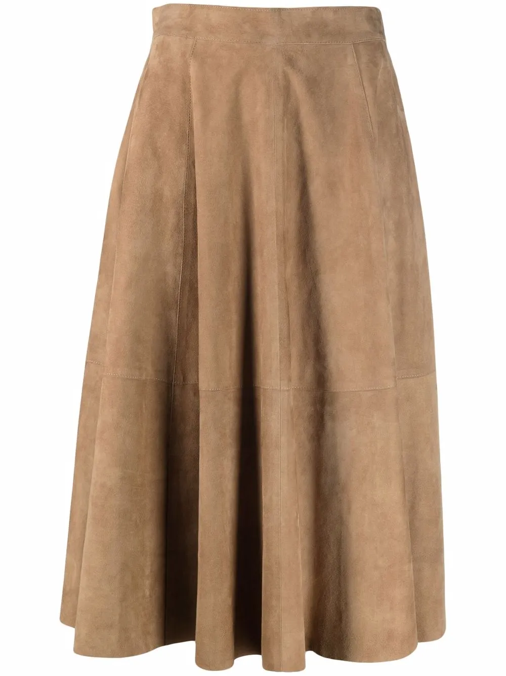 

FURLING BY GIANI flared midi skirt - Brown