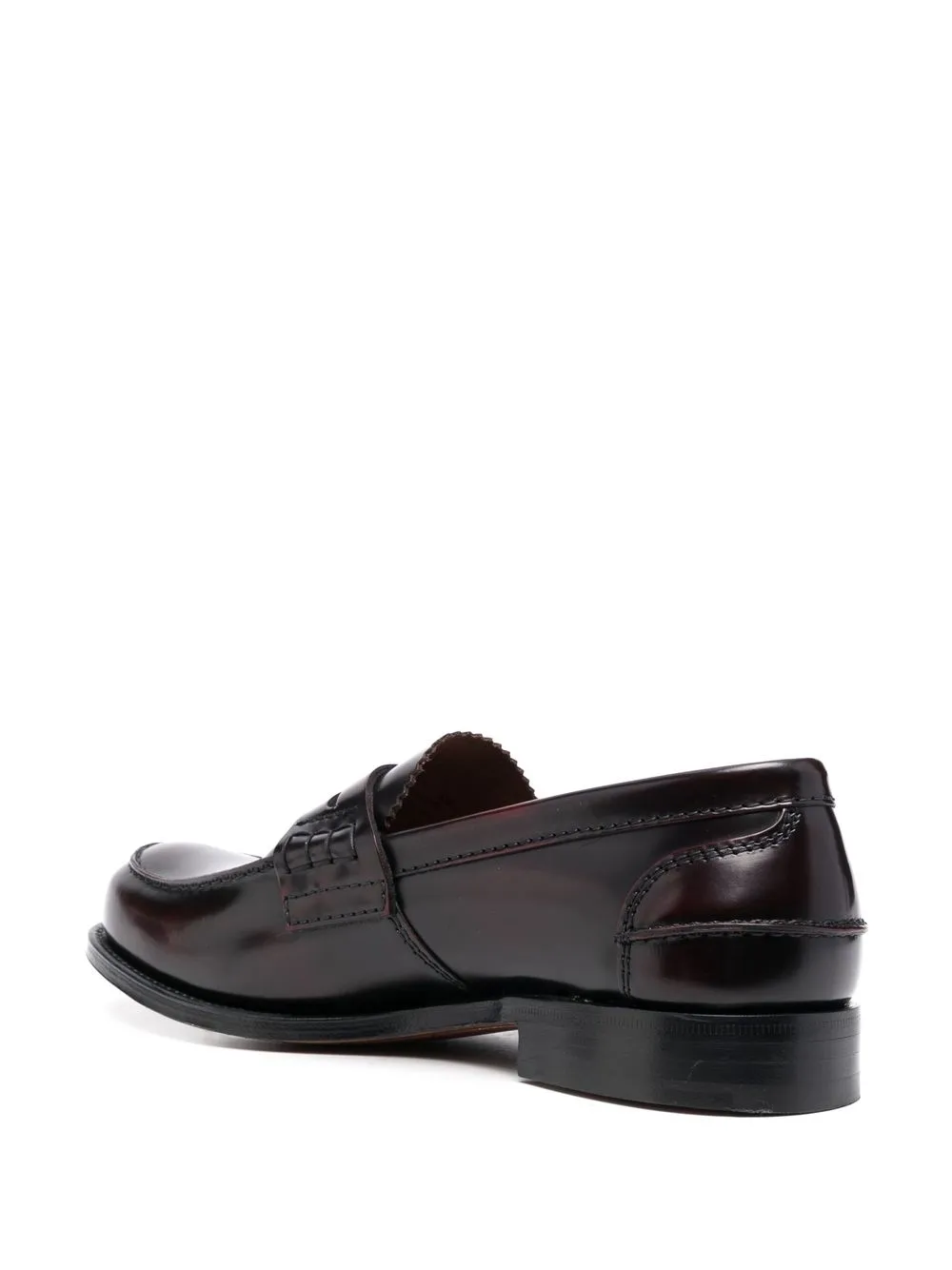 Church's penny-slot leather loafers Brown