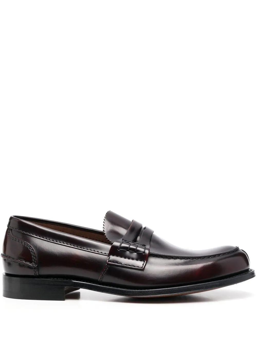 Church's penny-slot leather loafers Brown