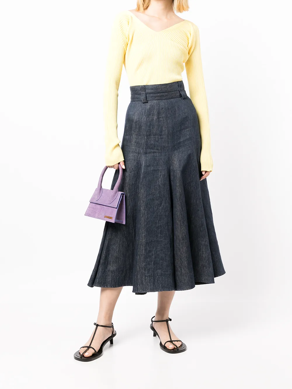 Image 2 of Low Classic ribbed-knit V-neck sweater