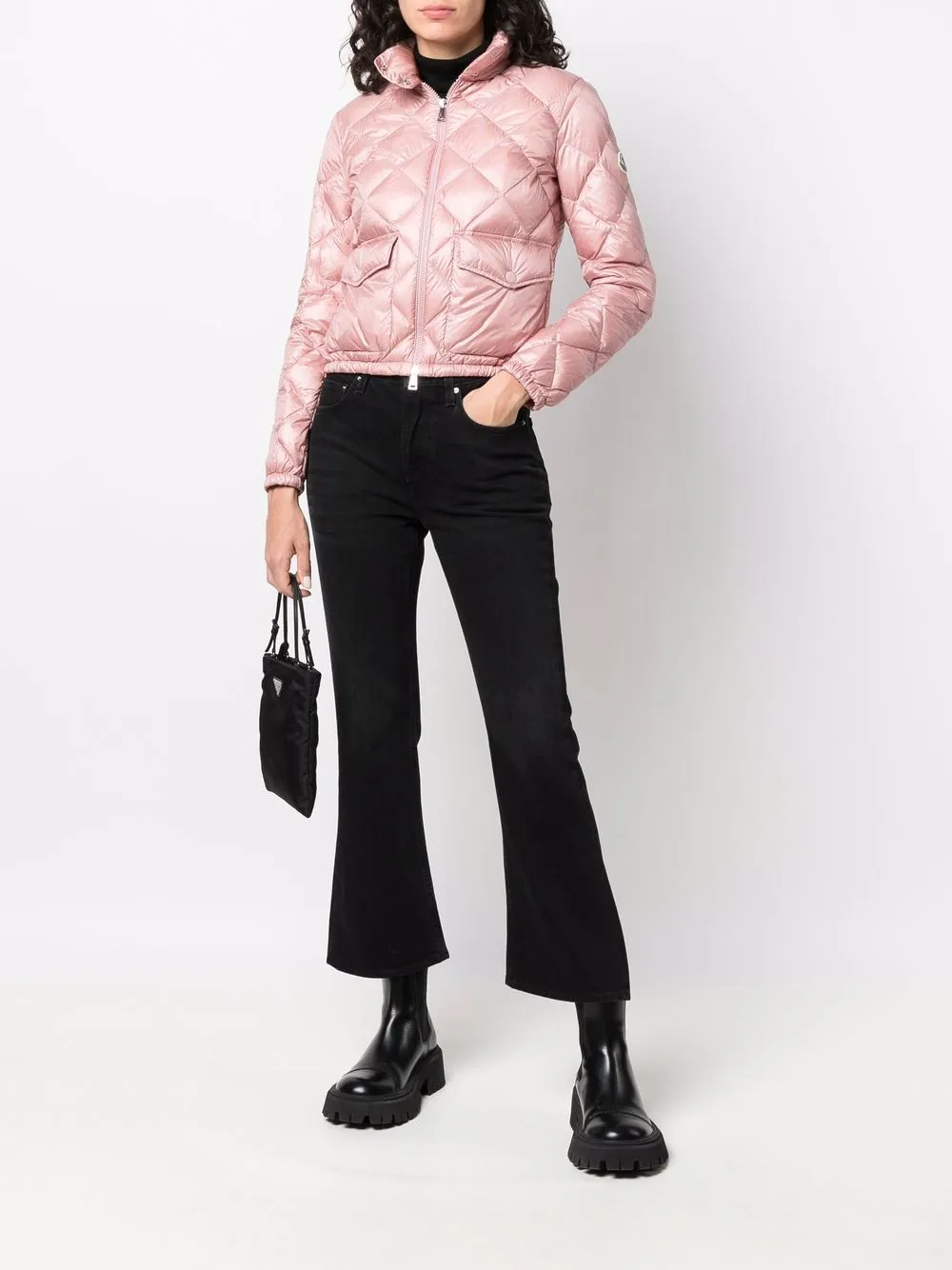 Moncler Gewatteerd donsjack - Roze