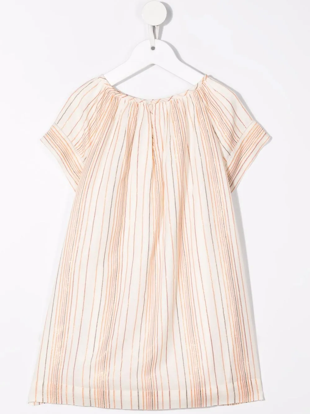 Bonpoint Gesmockte jurk - Beige