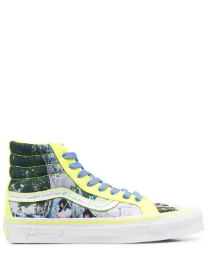 yellow vans high tops womens