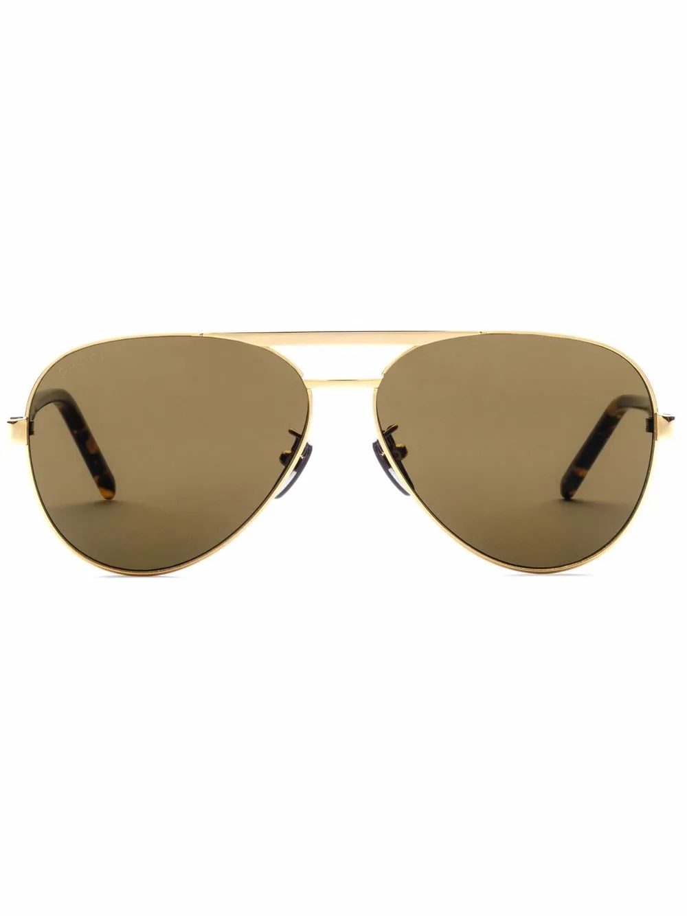 

Gucci Eyewear lentes de sol con armazón estilo piloto - Marrón