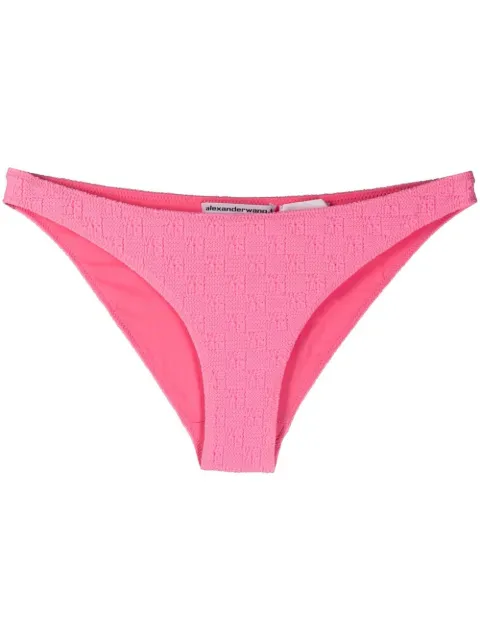 Alexander Wang logo-print bikini bottoms