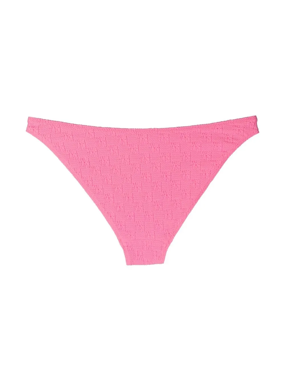 Shop Alexander Wang Logo-print Bikini Bottoms In Pink