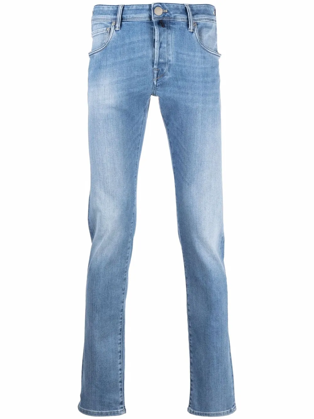 

Incotex jeans slim con tiro medio - Azul