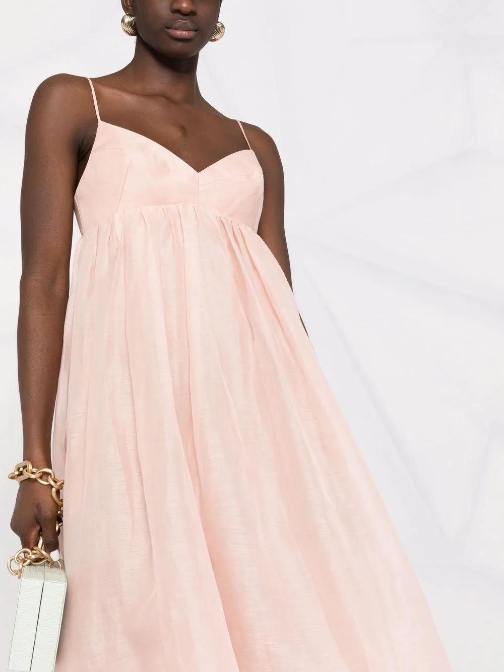 ZIMMERMANN Dancer empireline Midi Dress Farfetch