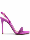 Gianvito Rossi rhinestone leather sandals - Pink