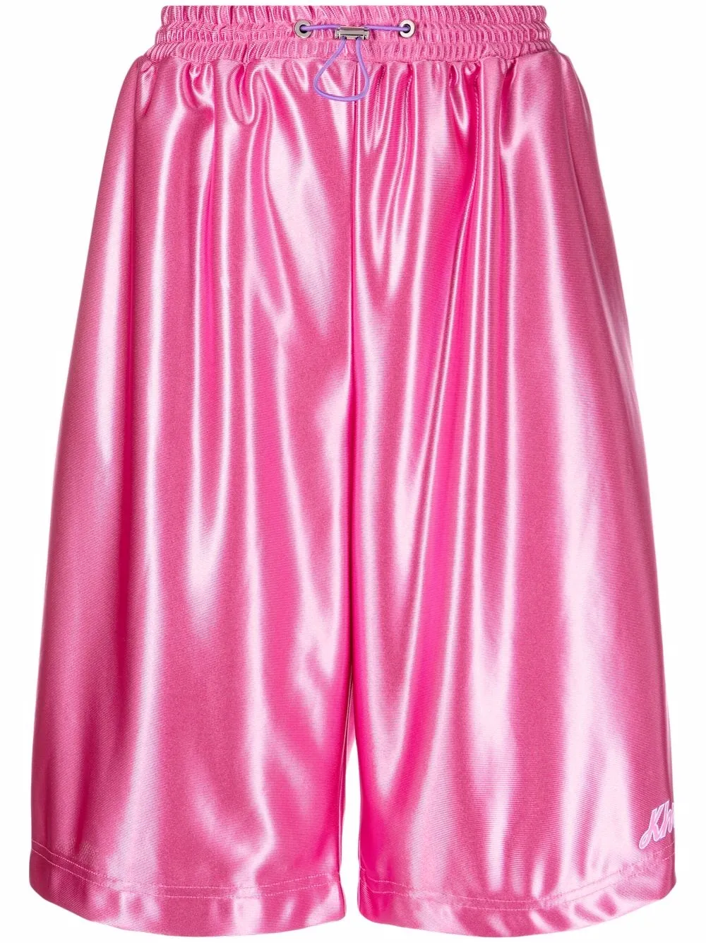 

Khrisjoy logo-print track shorts - Pink