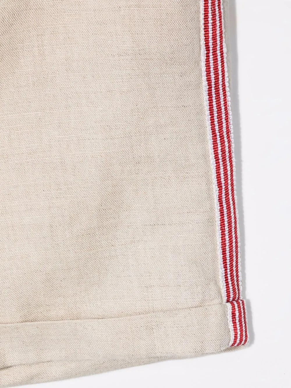  Fay Kids Shorts Mit Streifen   Nude 
