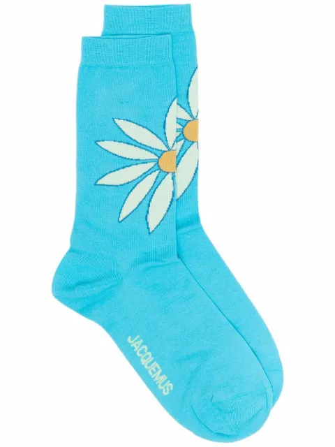 Jacquemus floral-pattern socks