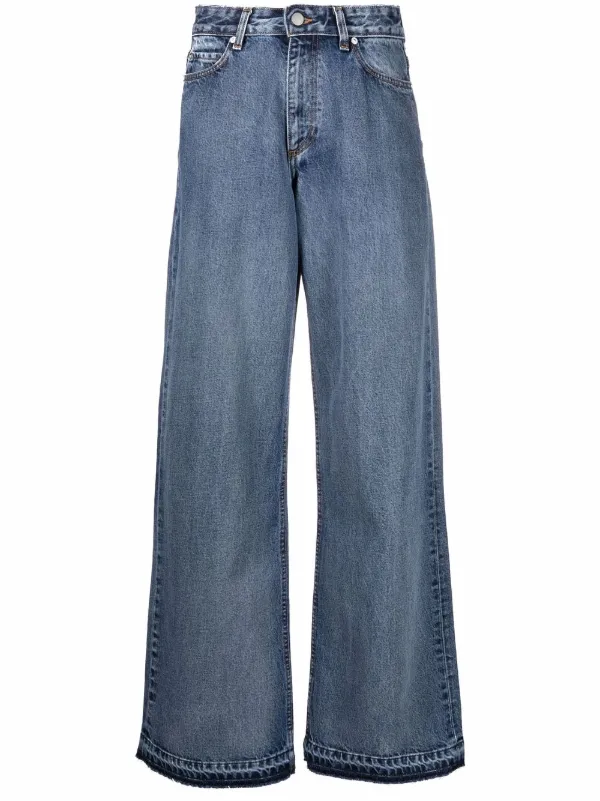RED Valentino high-rise wide-leg Jeans 