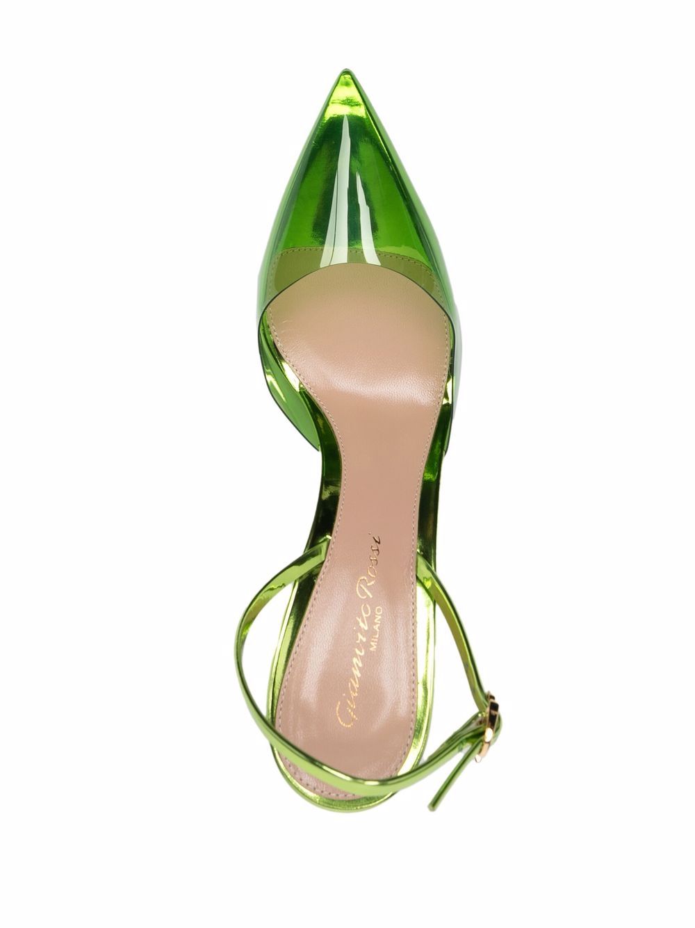 Gianvito Rossi Ribbon D'Orsay 85mm transparent pumps Women