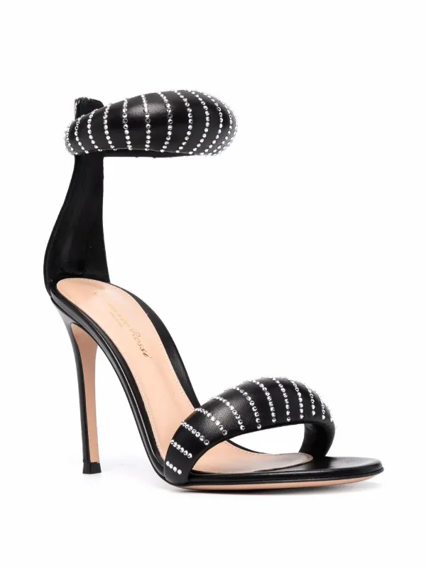 ベストセラー★GIANVITO ROSSI Black Bijoux 黒 ミュール Gianvito Rossi Black Bijoux 55 Mules – BlackSkinny