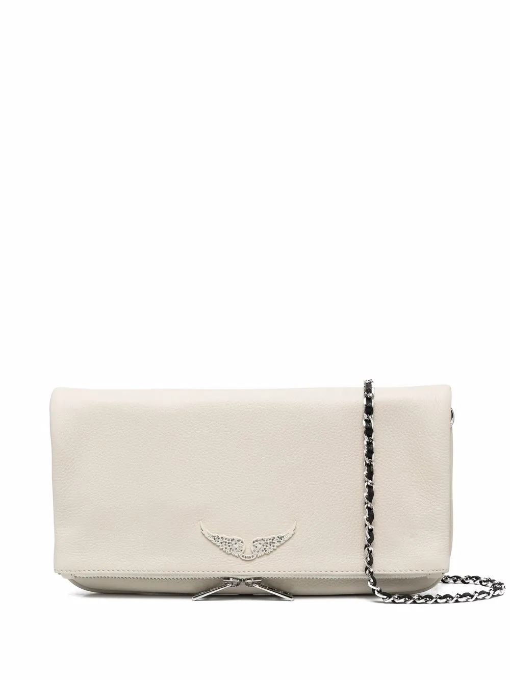 Zadig & Voltaire Rocky Logo-plaque Satchel Bag In Neutral