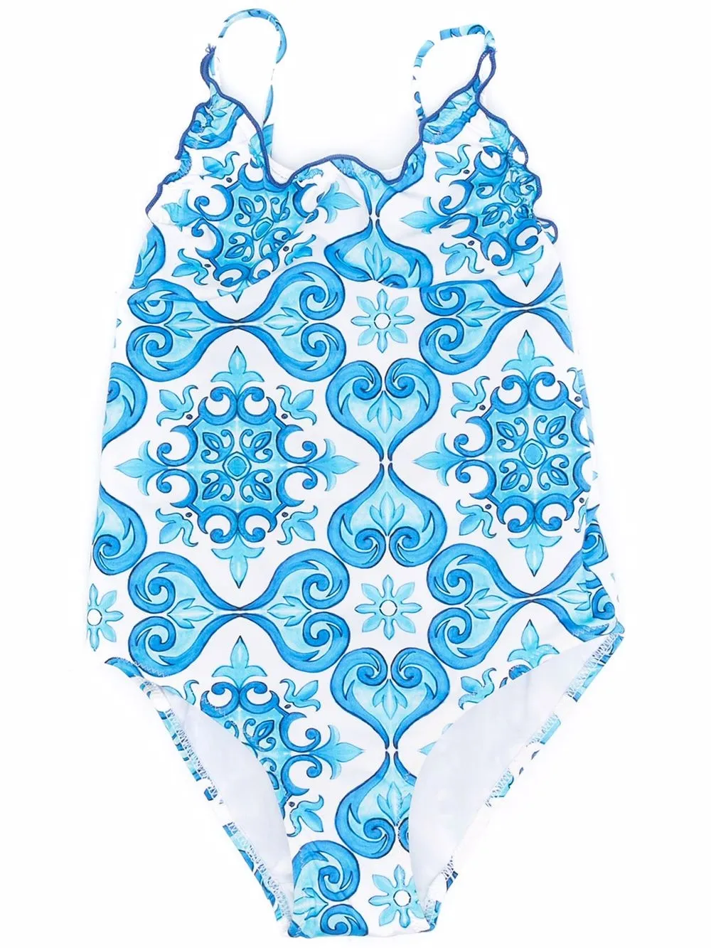 

MC2 Saint Barth Kids all-over paisley print swimsuit - White