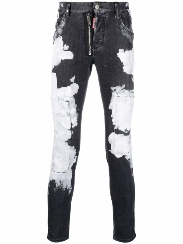 Dsquared2 Distressed Paint Splatter 