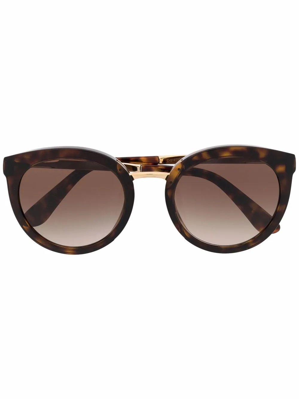 Dolce & Gabbana Eyewear tortoiseshell round-frame sunglasses | Brown | Image 1