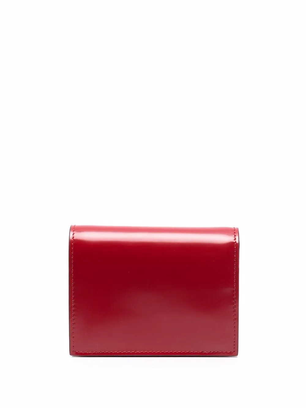 Prada Portemonnee met logoplakkaat - Rood