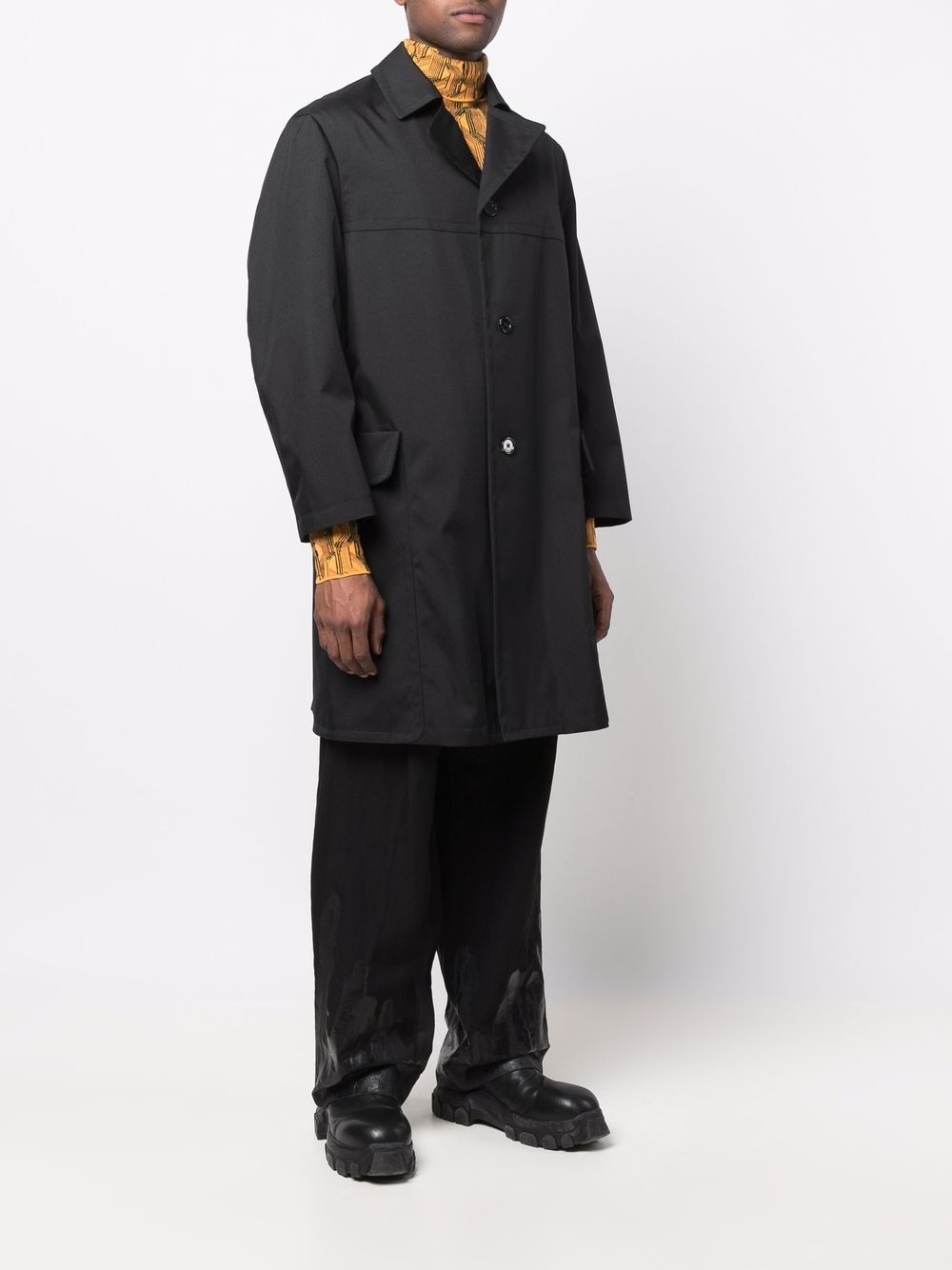 Raf Simons single-breasted Fastening Coat - Farfetch