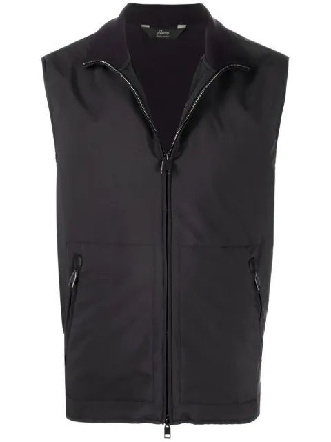 Brioni zipped gilet jacket