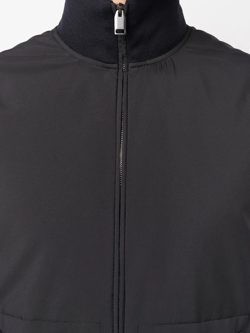 Brioni Bodywarmer met rits Blauw
