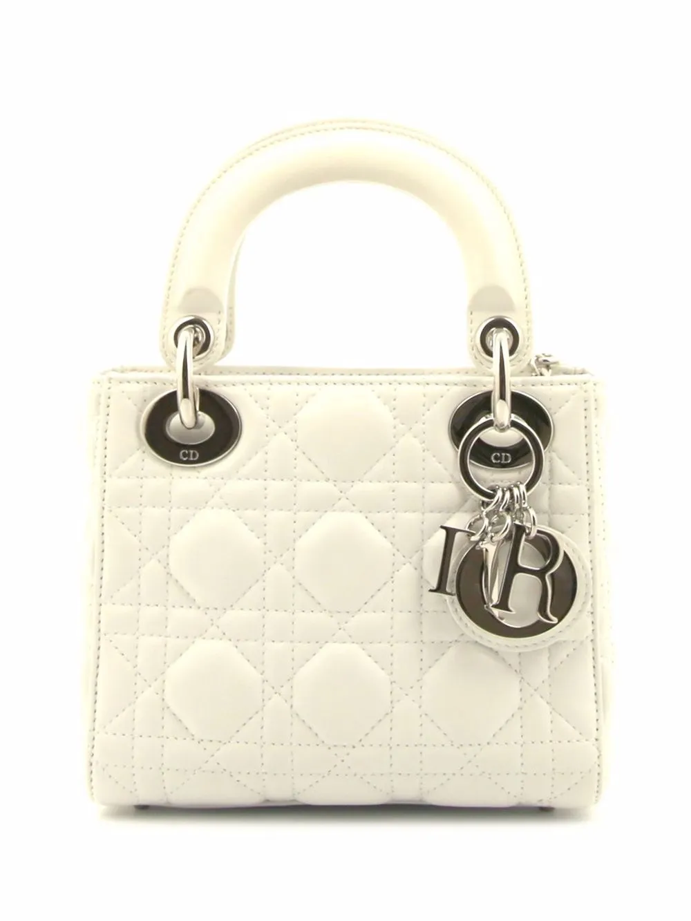 

Christian Dior bolsa 2way Lady Dior mini pre-owned - Blanco