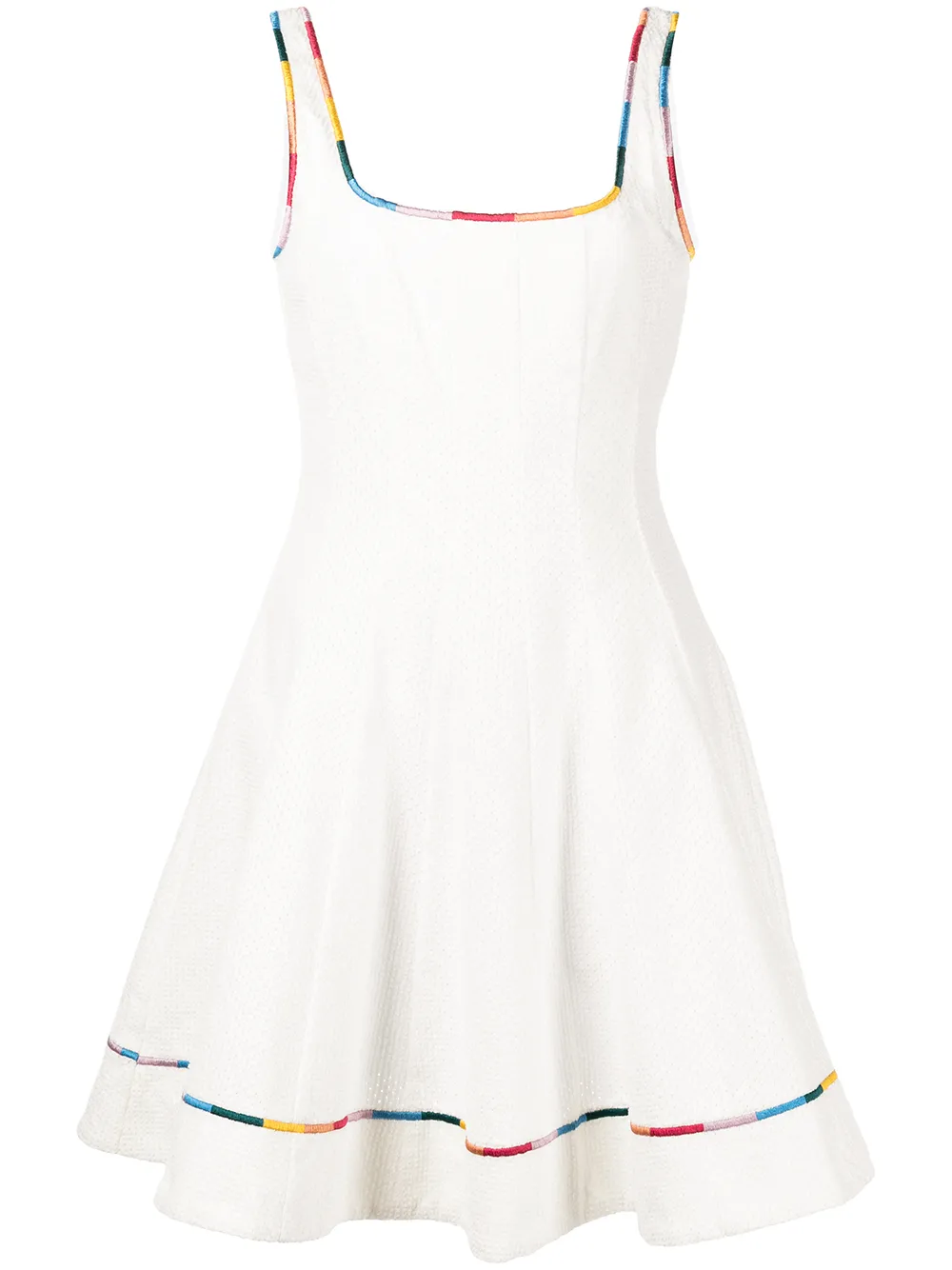 

STAUD vestido mini Wells - Blanco